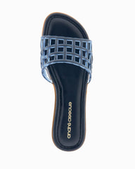 André Assous Nabil Jelly Sandals - Navy
