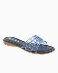 André Assous Nabil Jelly Sandals - Navy