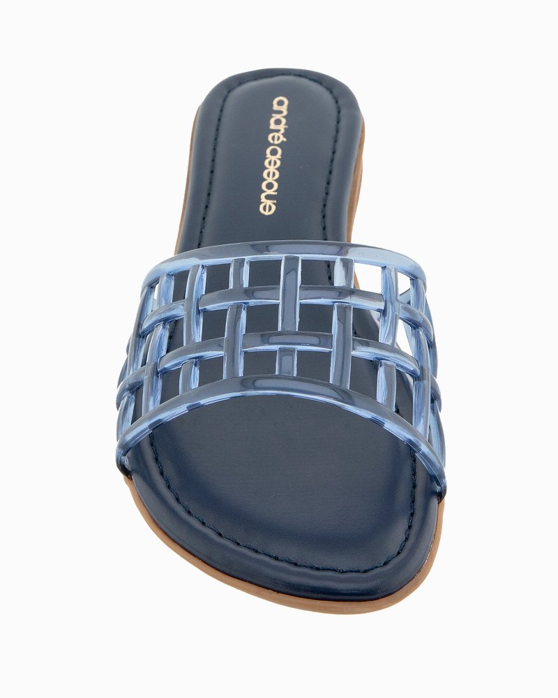 André Assous Nabil Jelly Sandals - Navy