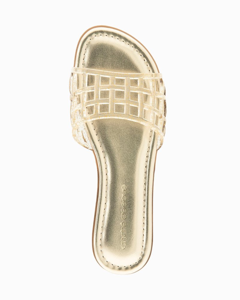 André Assous Nabil Jelly Sandals - Platino