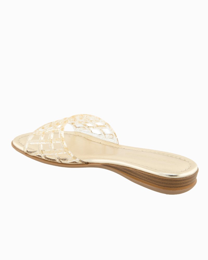 André Assous Nabil Jelly Sandals - Platino