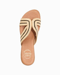 André Assous Nade Sandals - Natural/Black
