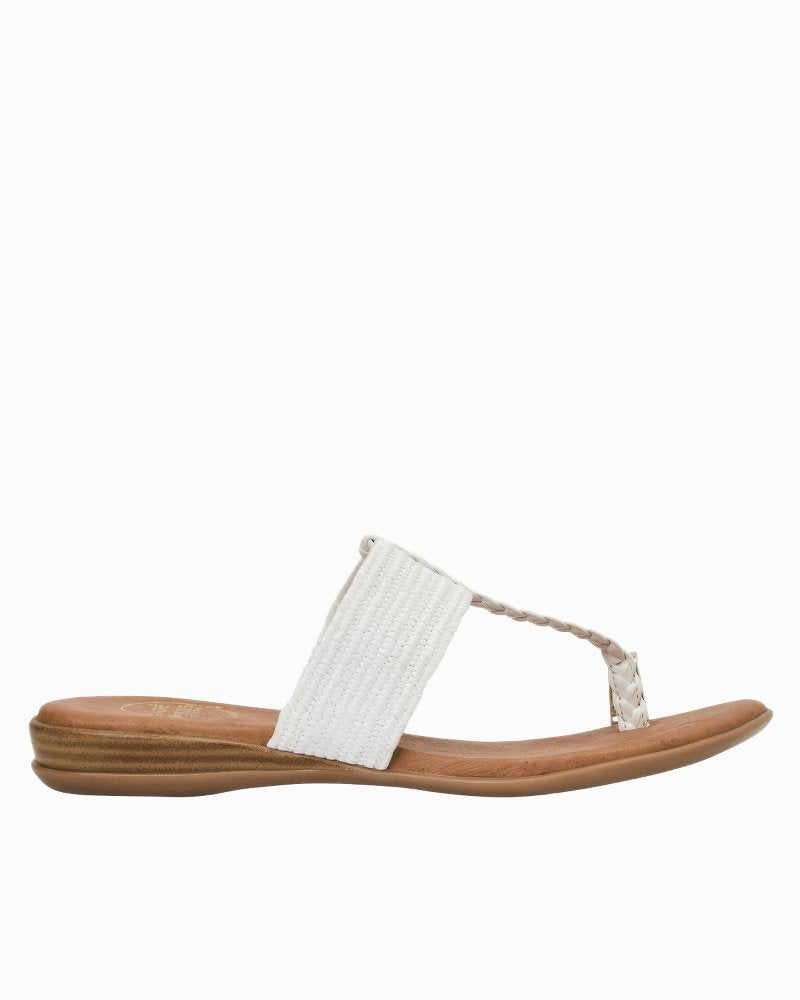 André Assous Neo White Raffia Featherweights Sandals - White Raffia