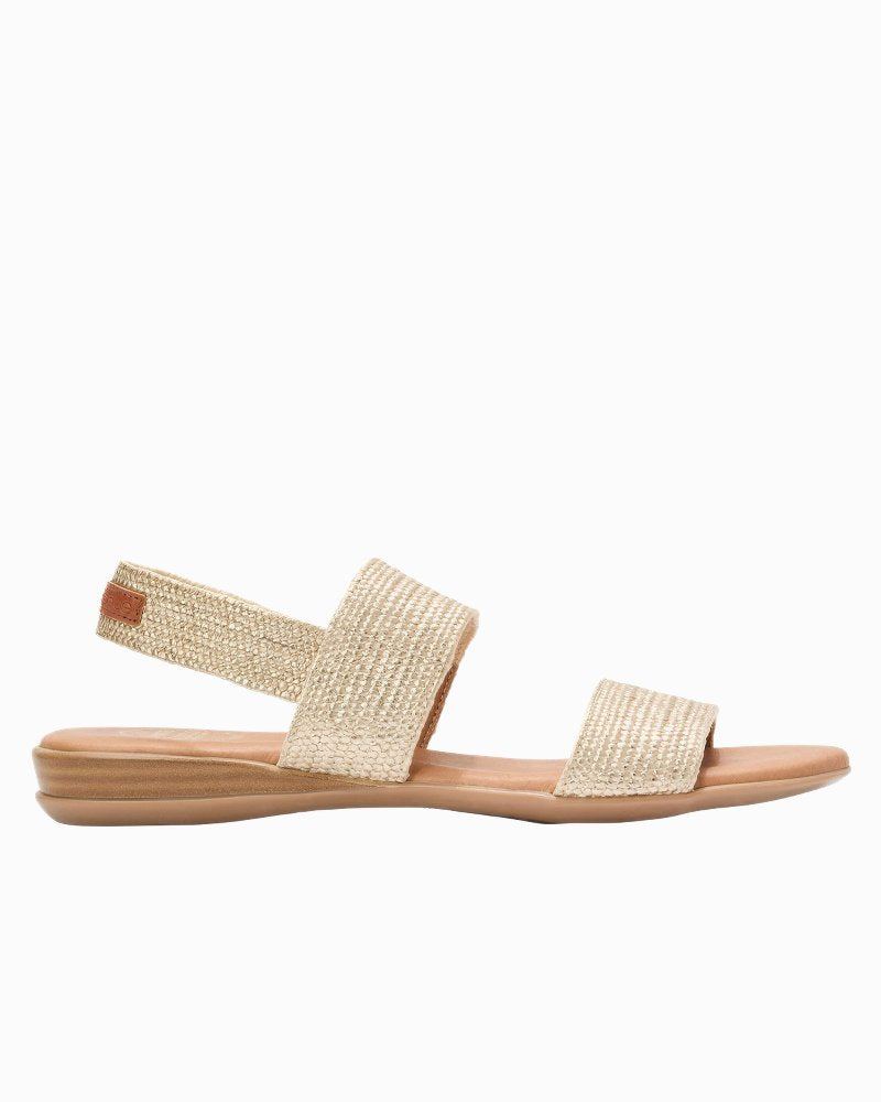 André Assous Nigella Woven Featherweights Sandals - Platino