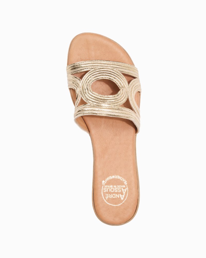André Assous Nira Featherweights Sandals - Platino