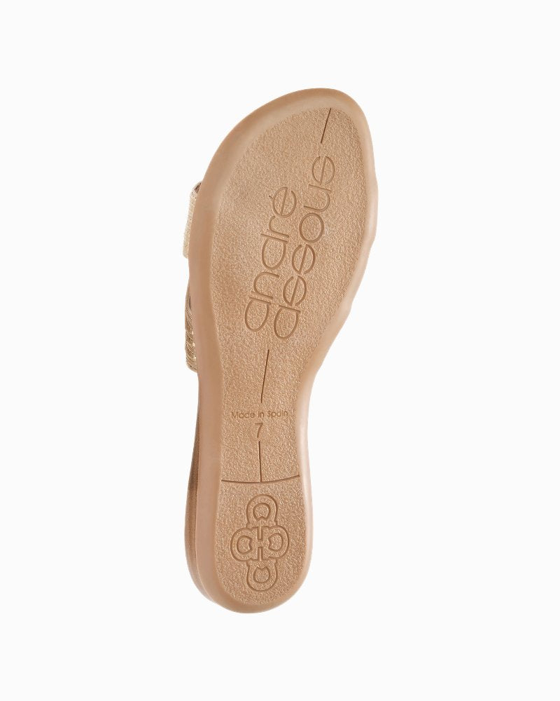 André Assous Nira Featherweights Sandals - Platino
