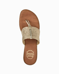 André Assous Nice Woven Featherweights Sandals - Platino