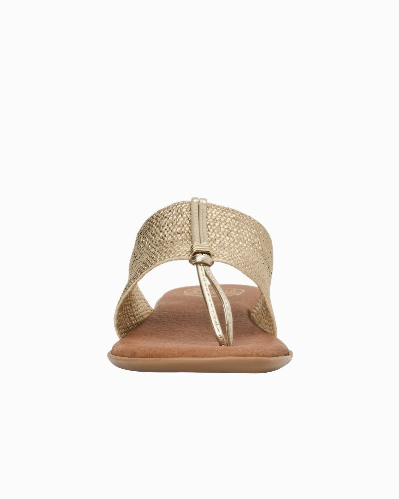 André Assous Nice Woven Featherweights Sandals - Platino