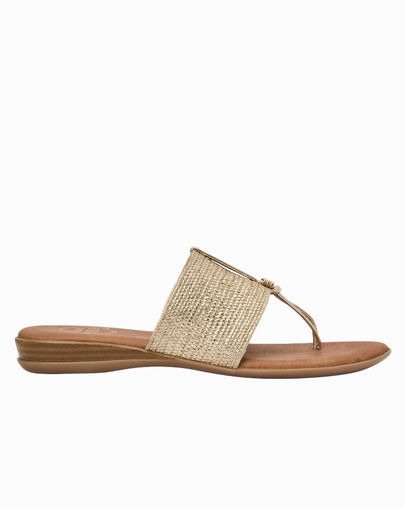 André Assous Nice Woven Featherweights Sandals - Platino