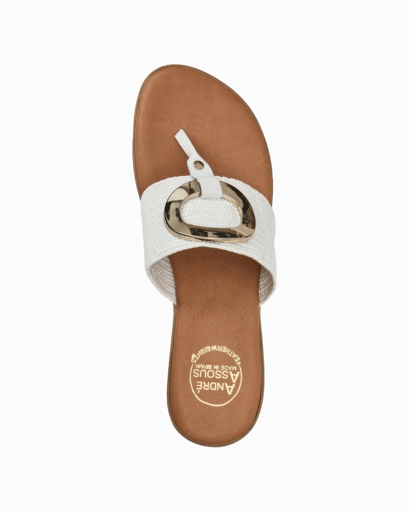 André Assous Nixi Featherweights Sandals - White
