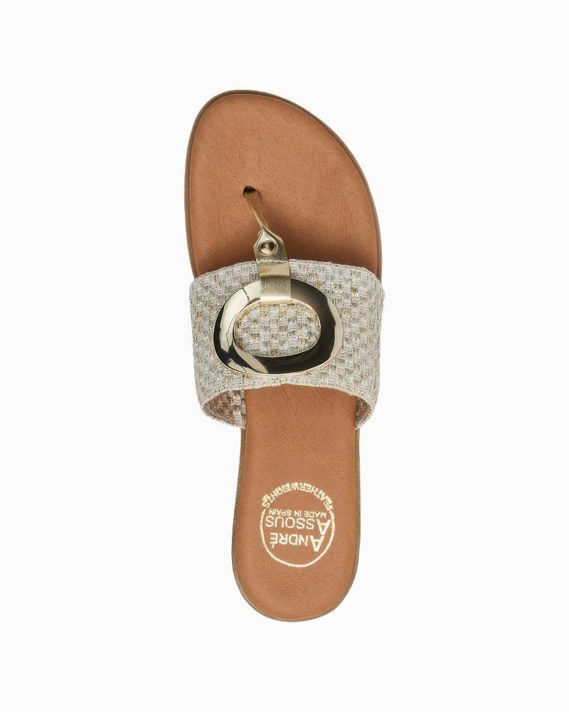 André Assous Nixi Featherweights Sandals - Platino Multi