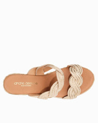 André Assous Nolita Natural Twist Wedges - Natural/Platino