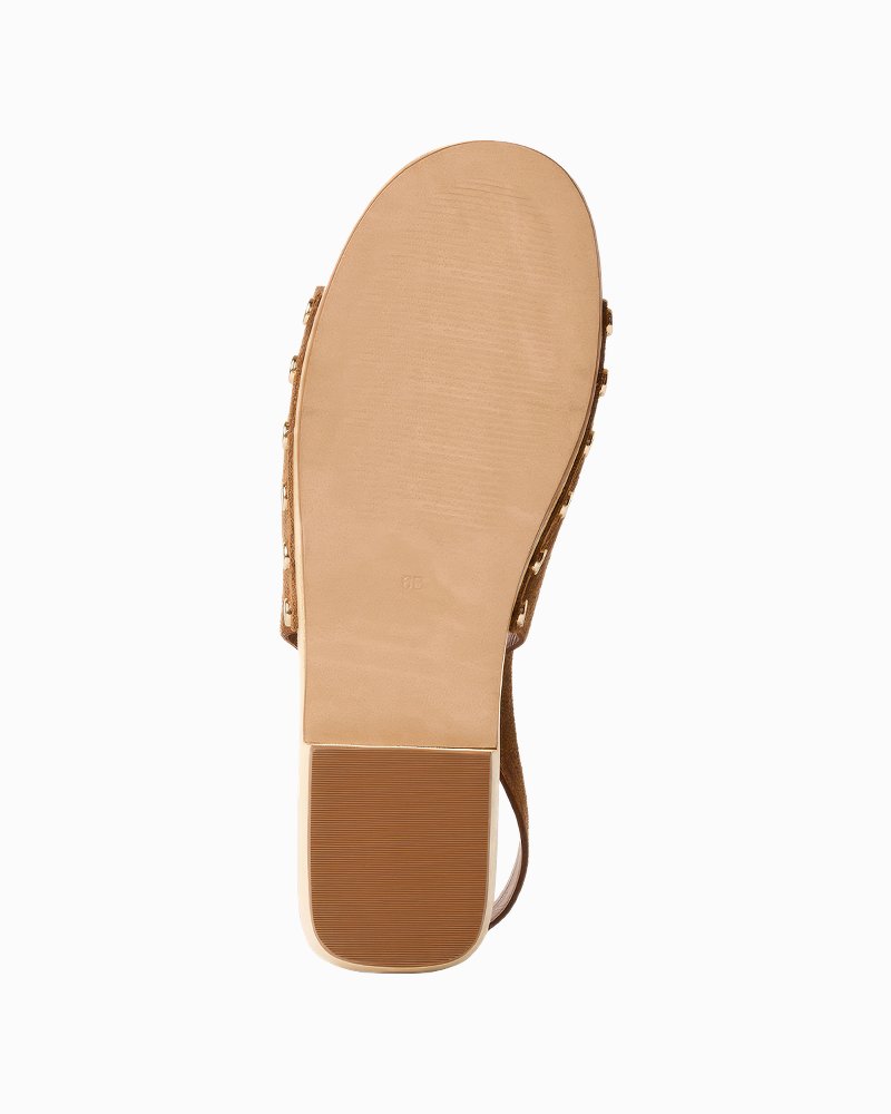 André Assous Oona Suede Clogs - Cuero