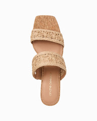 André Assous Rocio Raffia Heels - Natural/Natural