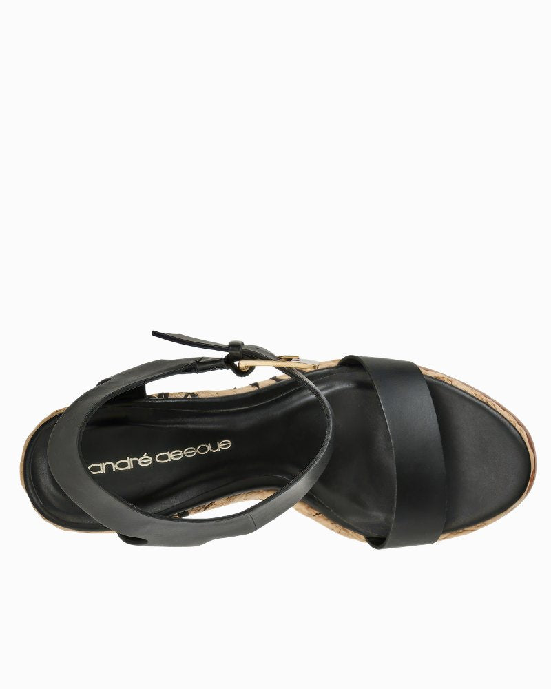 André Assous Taliah Black Wedges - Black