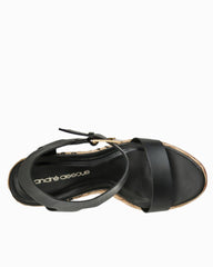 André Assous Taliah Black Wedges - Black