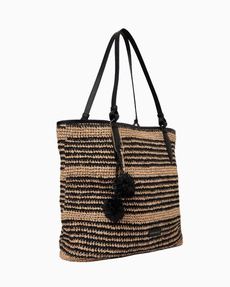 André Assous Carina Tote - Natural/Black