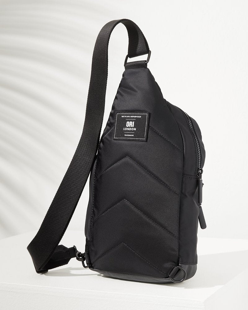 Willesden Black Sling Bag - All Black