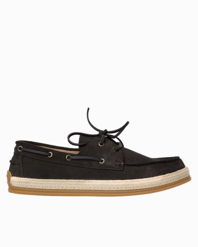 André Assous Allen Brown Suede Boat Shoes - Dark Brown