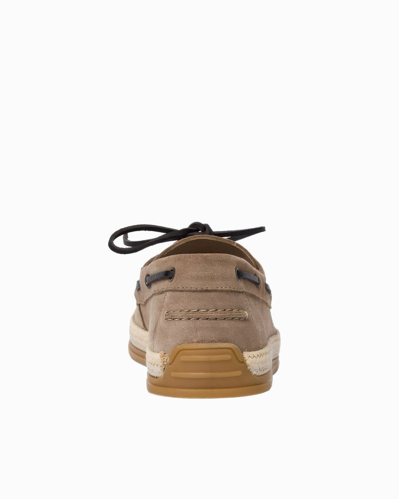André Assous Allen Sand Suede Boat Shoes - Sand