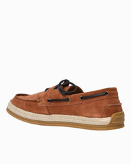 André Assous Allen Brick Suede Boat Shoes - Brick