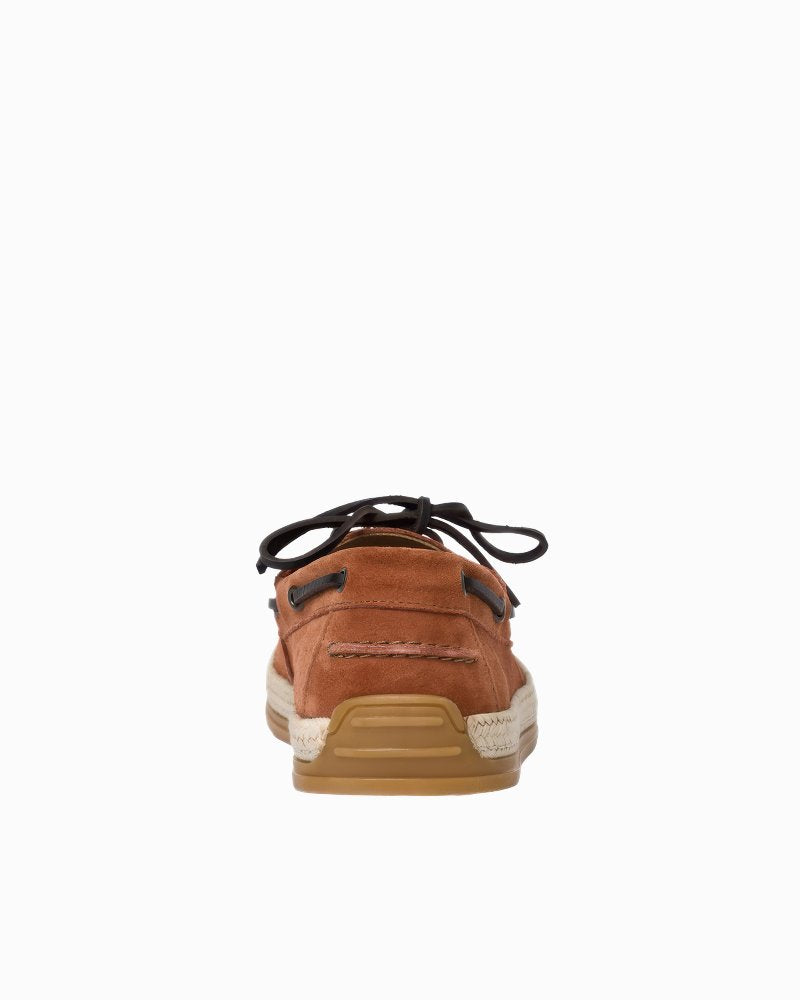 André Assous Allen Brick Suede Boat Shoes - Brick