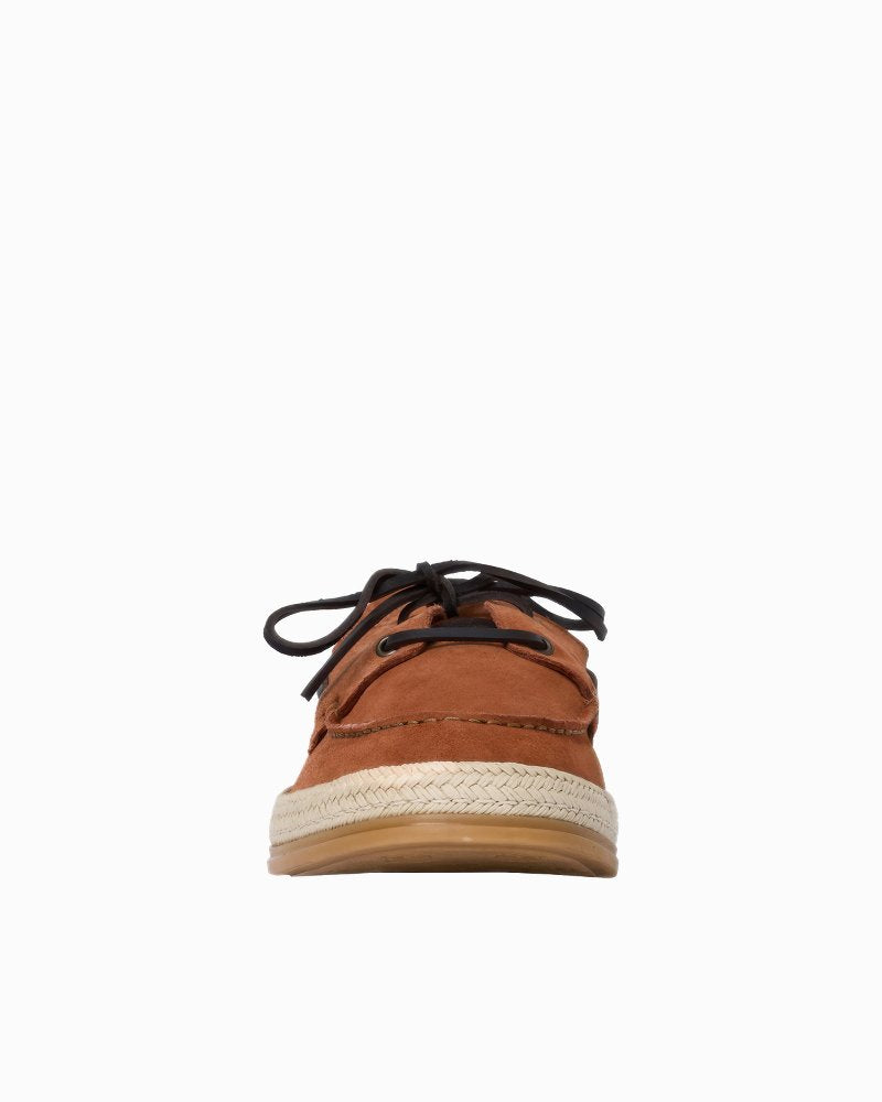 André Assous Allen Brick Suede Boat Shoes - Brick
