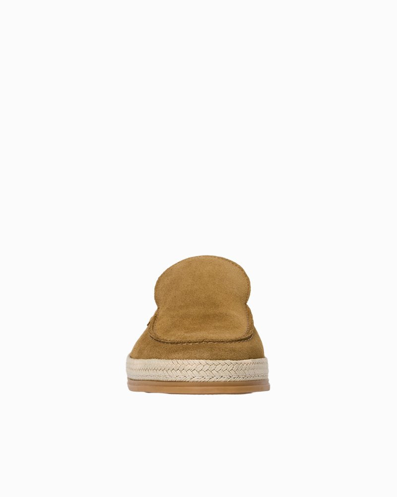 André Assous Angelo Cognac Suede Loafers - Cognac
