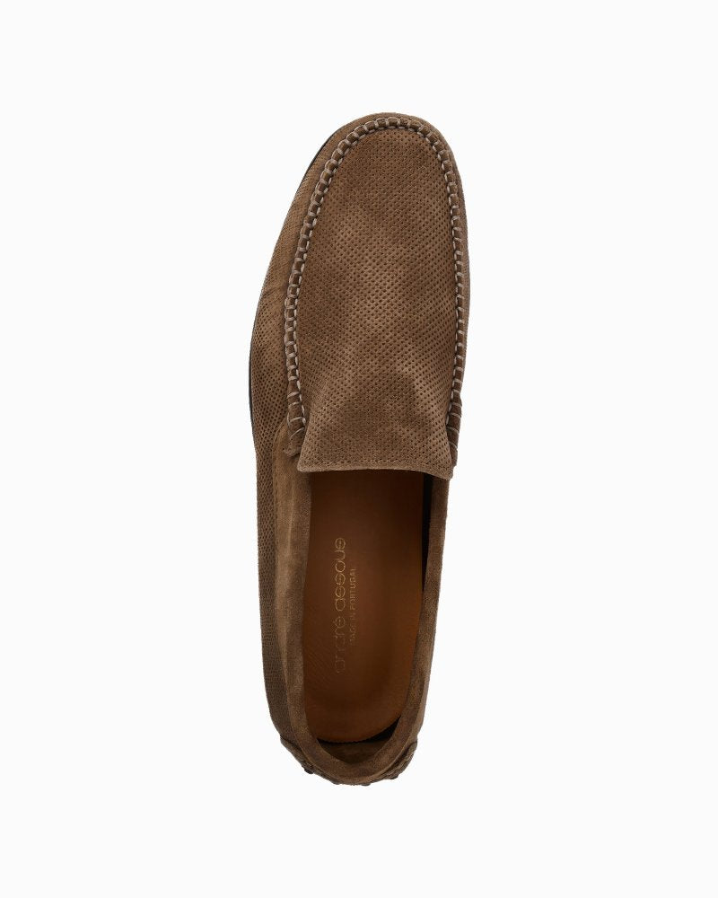 André Assous Chris Suede Loafers - Taupe