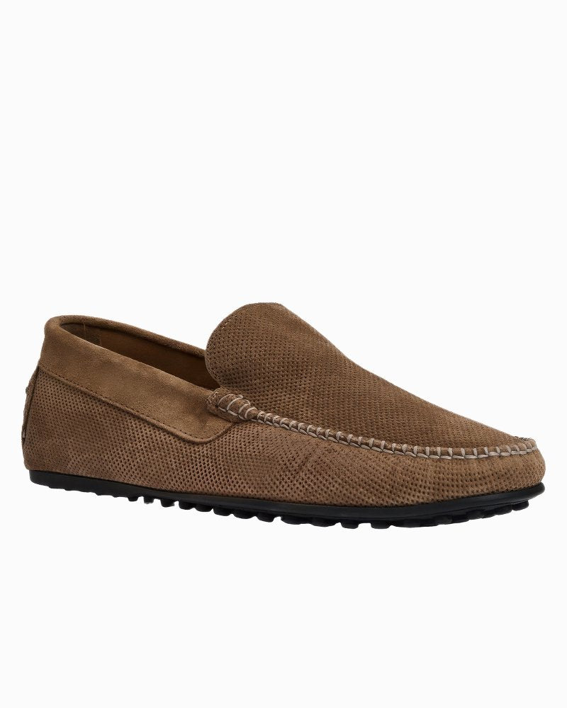 André Assous Chris Suede Loafers - Taupe