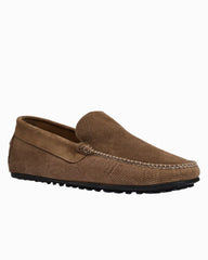 André Assous Chris Suede Loafers - Taupe
