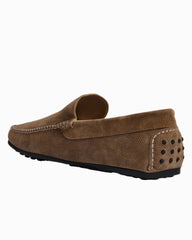 André Assous Chris Suede Loafers - Taupe