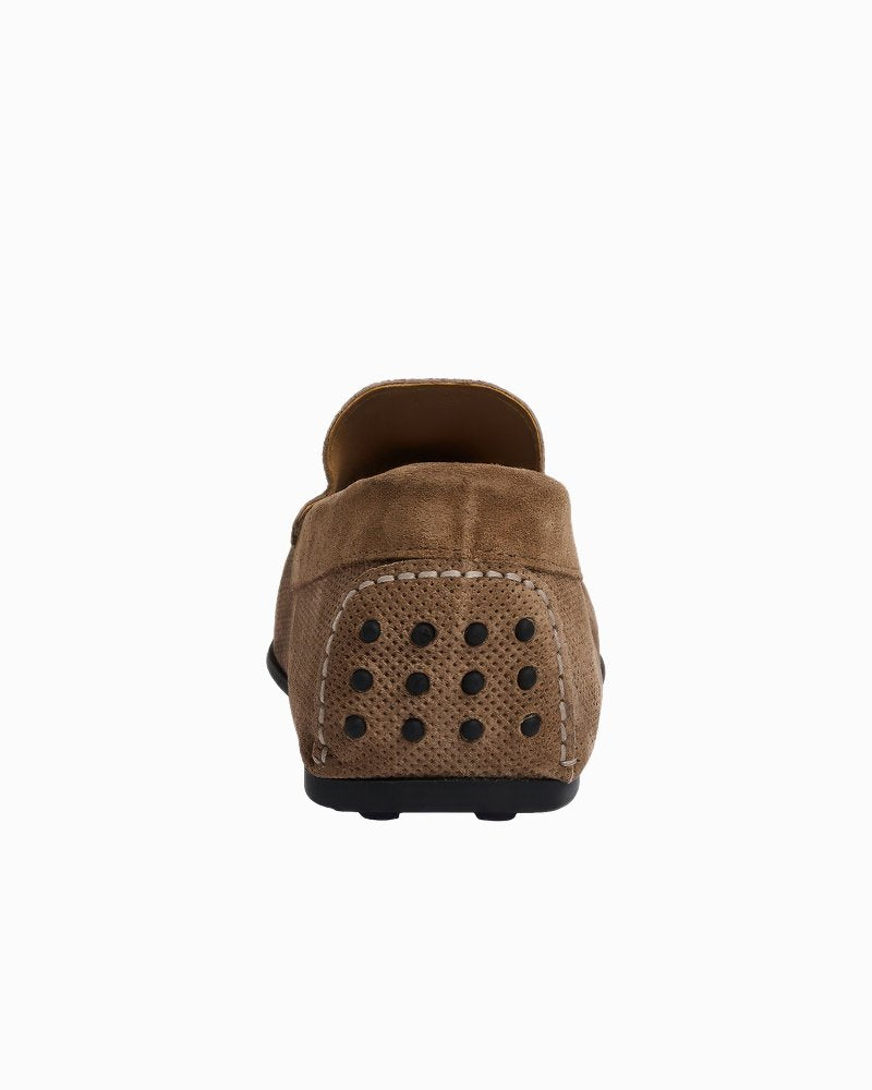 André Assous Chris Suede Loafers - Taupe