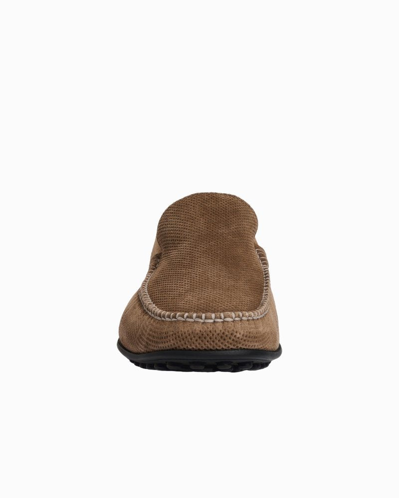 André Assous Chris Suede Loafers - Taupe