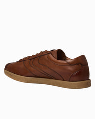 André Assous Manuel Leather Lace-Up Shoes - Cognac