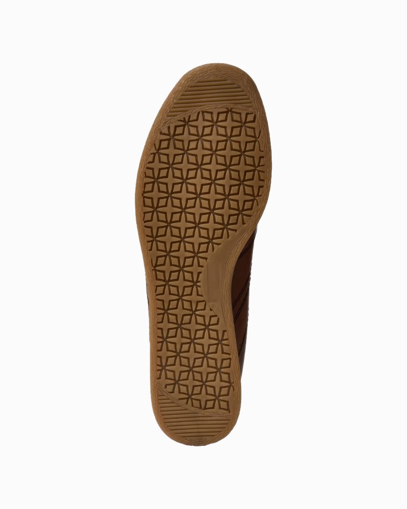 André Assous Manuel Leather Lace-Up Shoes - Cognac