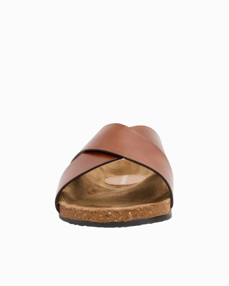 André Assous Max Cognac Leather Sandals - Cognac