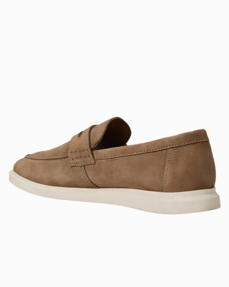 André Assous Ricardo Mink Suede Loafers - Mink