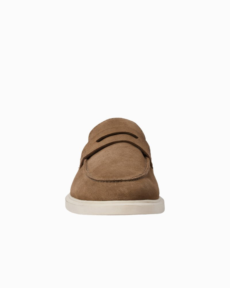 André Assous Ricardo Mink Suede Loafers - Mink