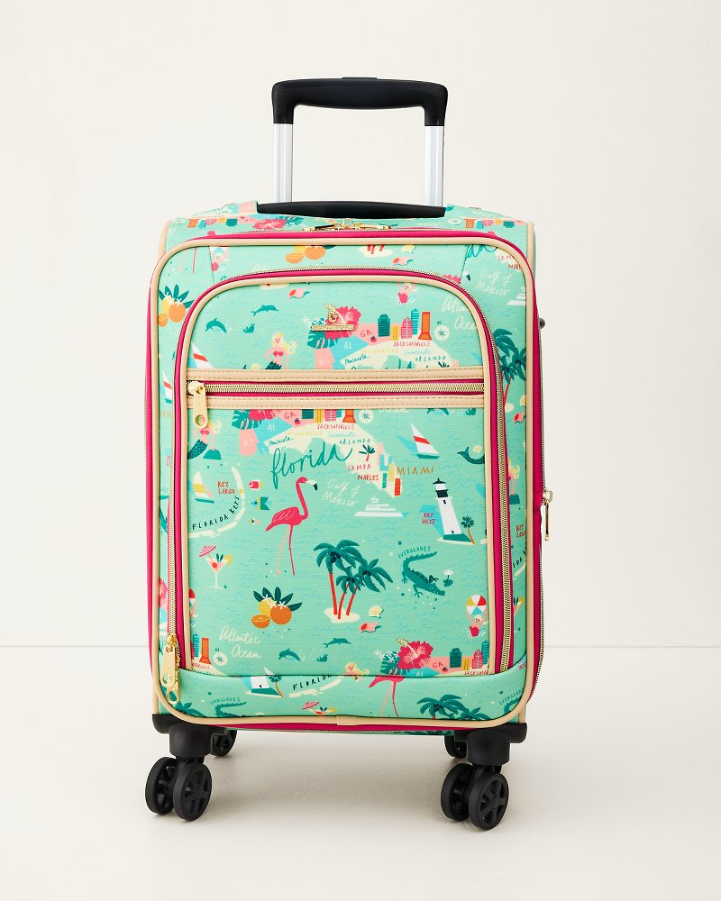 Spartina Destination Florida 20-Inch Rolling Suitcase - Florida