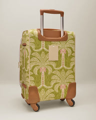 Spartina Green Tropical 20-Inch Expandable Rolling Suitcase - Castillo Green Palms