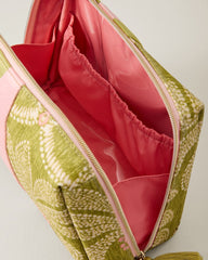Spartina Green Palms Large Cosmetic Pouch - Castillo Green Palms