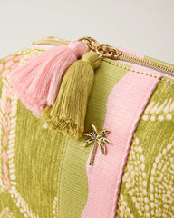 Spartina Green Palms Large Cosmetic Pouch - Castillo Green Palms