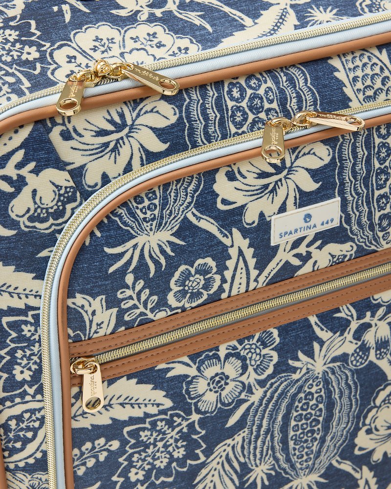 Spartina Flagler Blue 26-Inch Rolling Suitcase - Flagler Blue