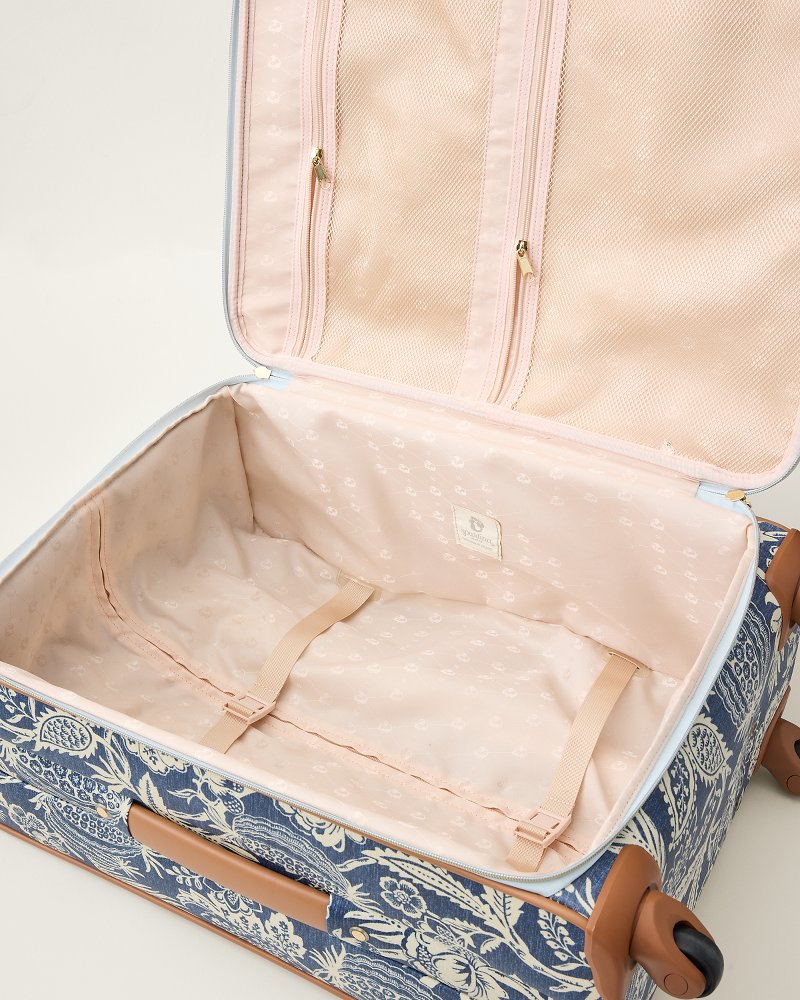 Spartina Flagler Blue 26-Inch Rolling Suitcase - Flagler Blue