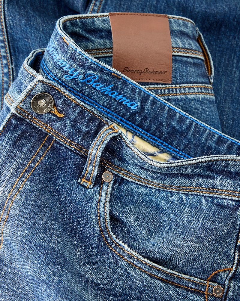 Big &amp; Tall Indigo Palms Jeans - Med Indigo Wash