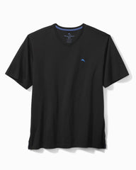 Big &amp; Tall New Bali Skyline V-Neck T-Shirt - Black