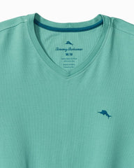 Big &amp; Tall New Bali Skyline V-Neck T-Shirt - Azure Water