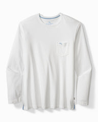 Big &amp; Tall Bali Skyline Long-Sleeve T-Shirt - White