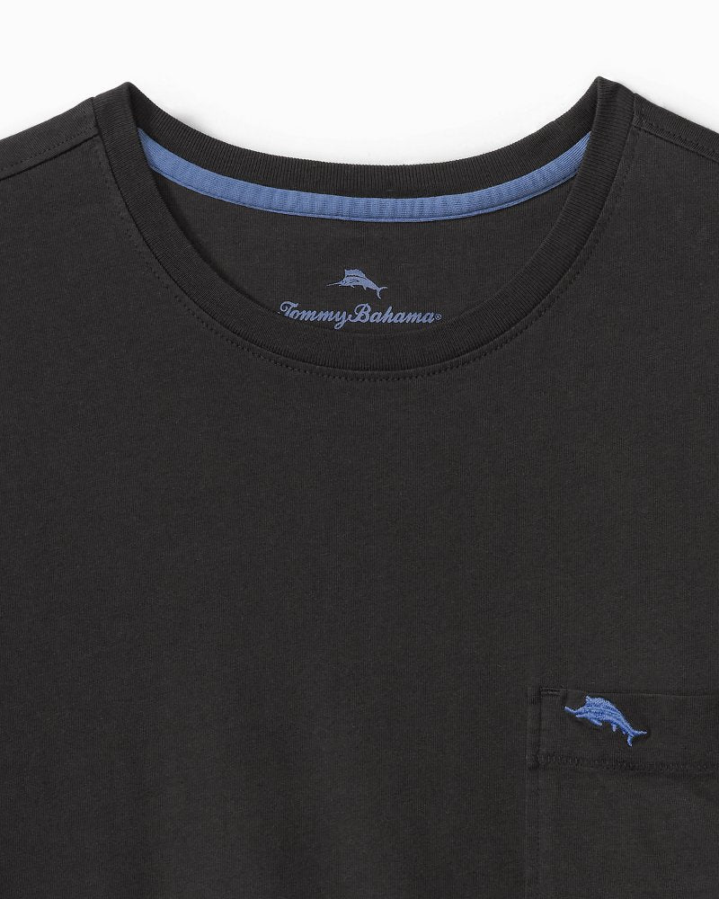 Big &amp; Tall Bali Skyline T-Shirt - Black